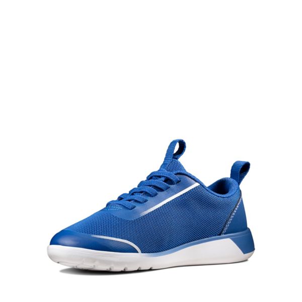 Clarks Boys Suburb Spark Kid Casual Shoes Blue | CA-8651472